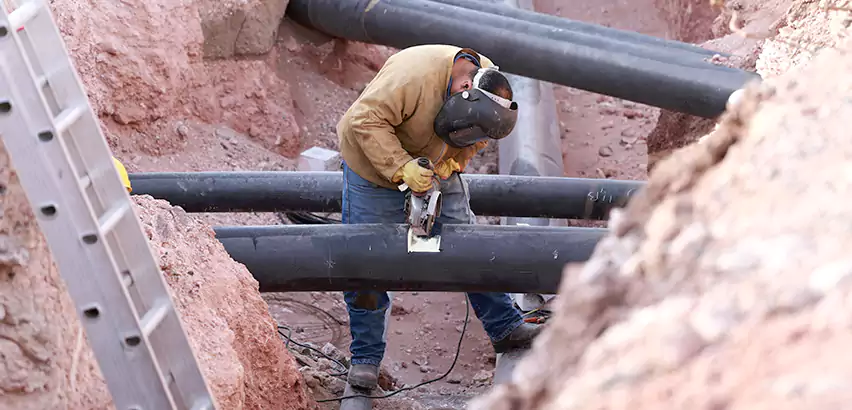Cast Iron Sewer Pipe Replacement in Kings Park